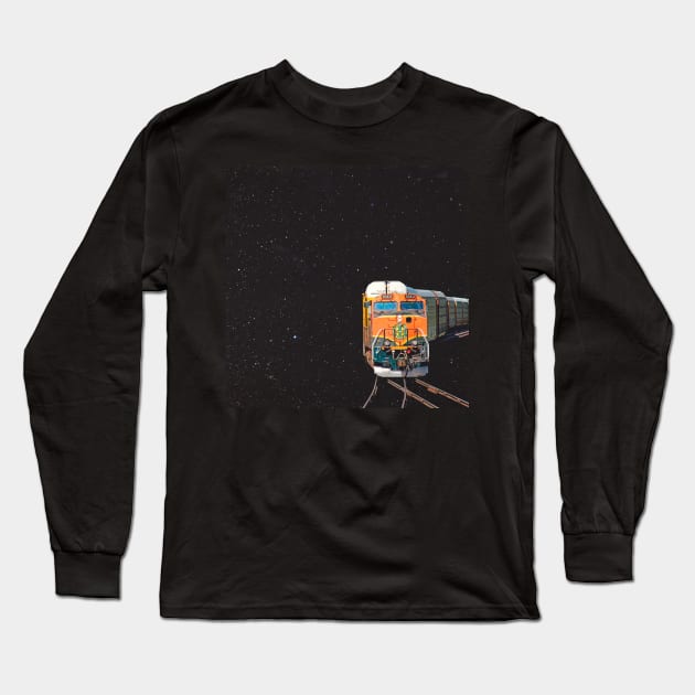 Train Long Sleeve T-Shirt by YellowCollages